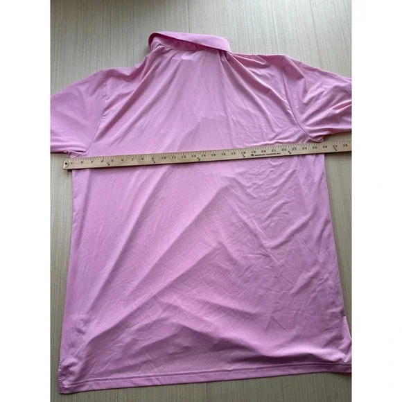 Polo Ralph Lauren Golf Shirt Mens XLT Pink Pony Logo Performance Short Sleeve - Picture 3 of 4